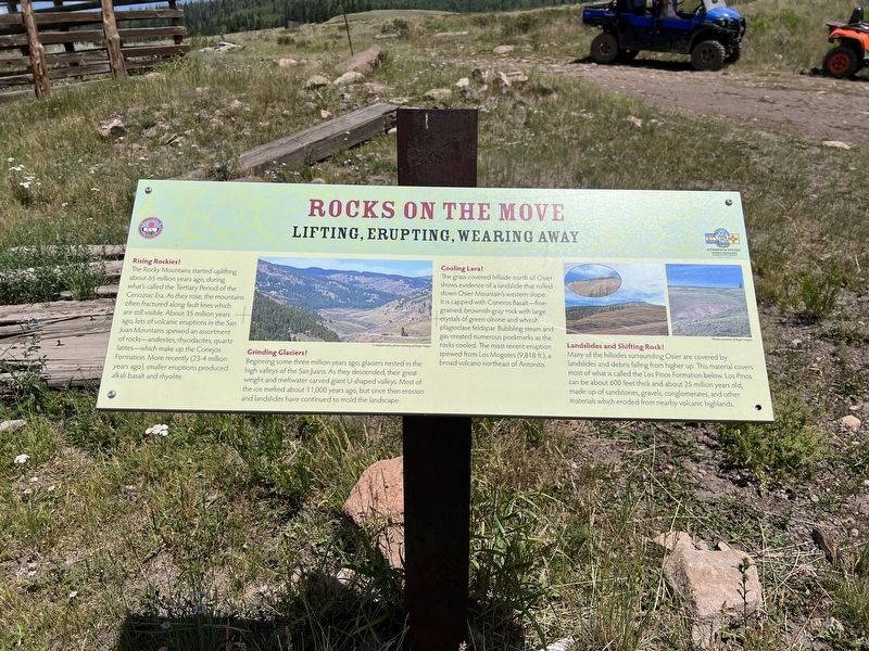 Rocks on the Move Marker. Click for full size. Rocks on the Move Marker image. Click for full size.