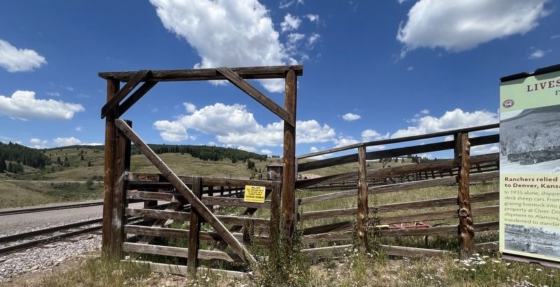 Livestock Loading Pens Marker image. Click for full size.