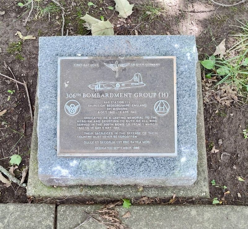 306th Bombardment Group (H) Marker. Click for full size. 306th Bombardment Group (H) Marker image. Click for full size.