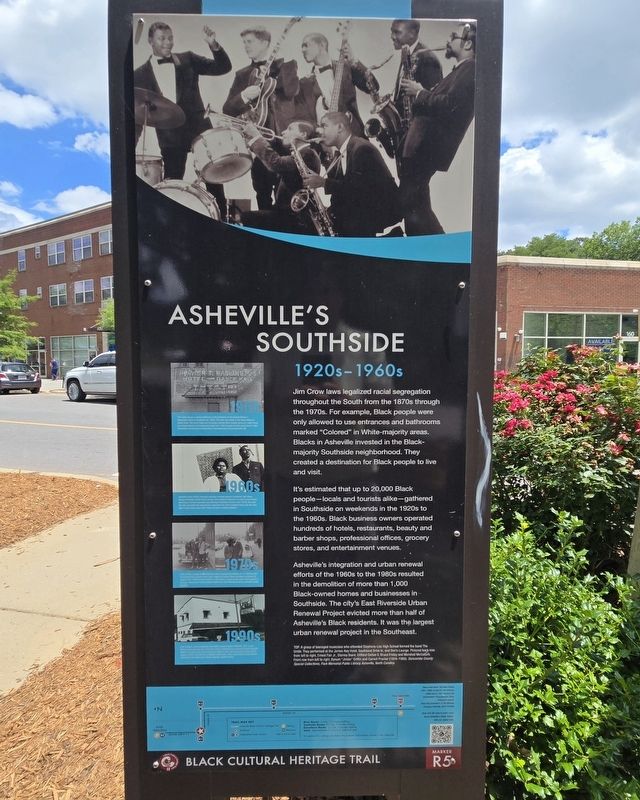 Asheville's Southside Marker image. Click for full size.
