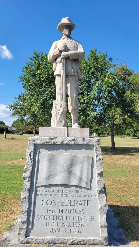 Greenville Confederate Memorial image. Click for full size.