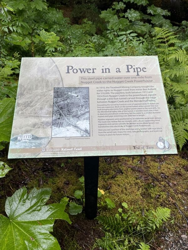 Power in a Pipe Marker image. Click for full size.