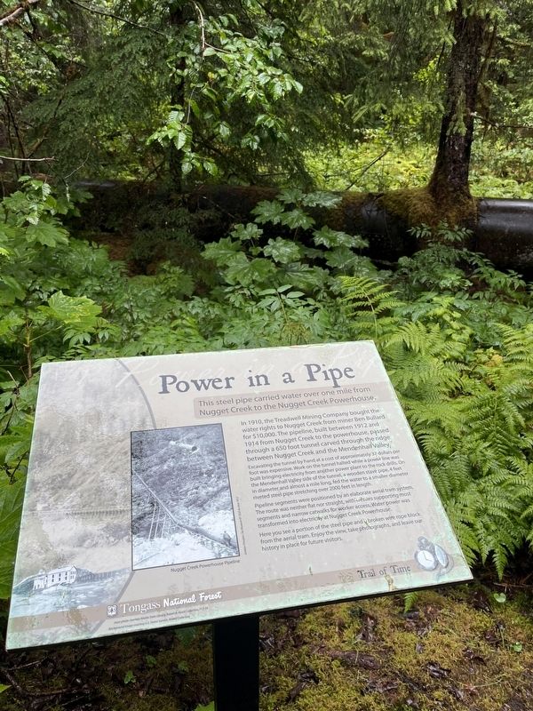 Power in a Pipe Marker image. Click for full size.