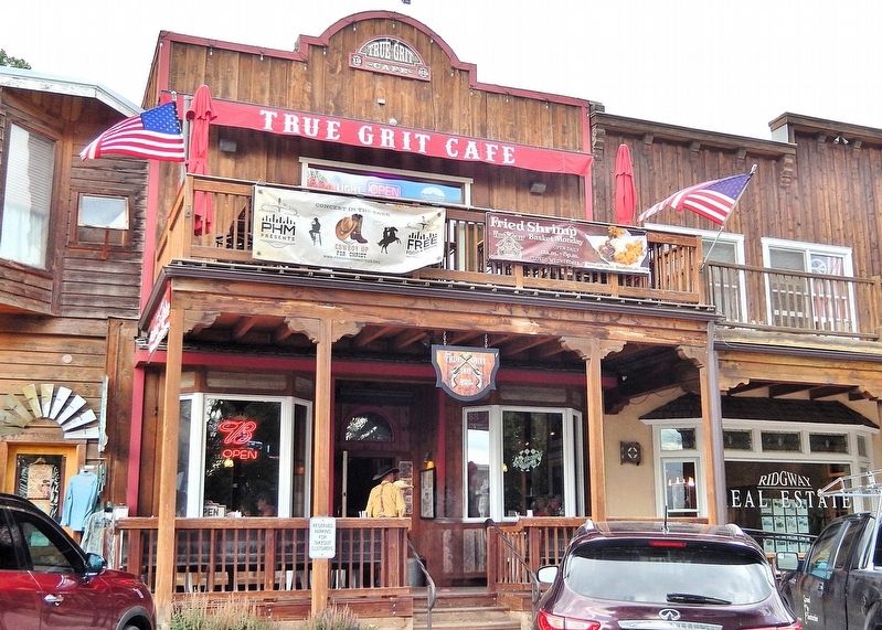 True Grit Café (<i>east/front elevation</i>). Click for full size. True Grit Café (<i>east/front elevation</i>) image. Click for full size.