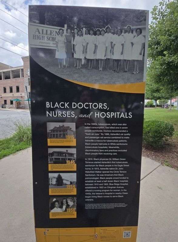 Black Doctors, Nurses, and Hospitals side of the marker. Click for full size. Black Doctors, Nurses, and Hospitals side of the marker image. Click for full size.