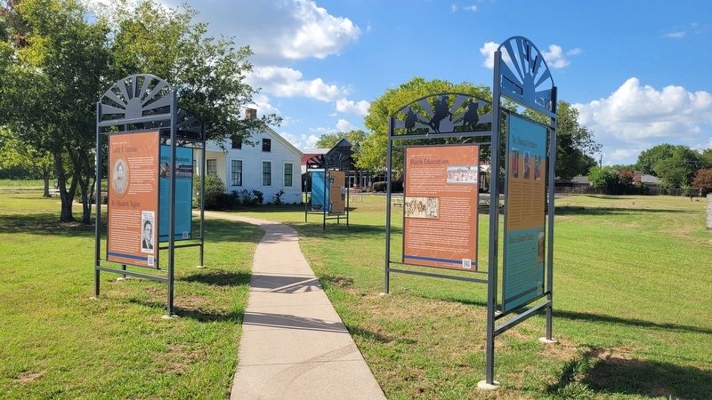 The Black Education Marker is the second marker on the right image. Click for full size.