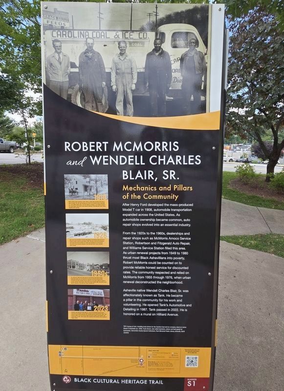 Robert McMorris and Wendell Charles Blair Sr side of the marker. Click for full size. Robert McMorris and Wendell Charles Blair Sr side of the marker image. Click for full size.