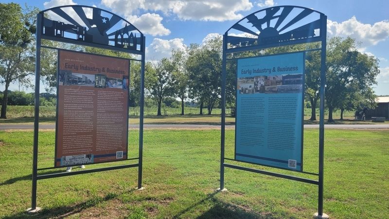 Early Industry & Business Marker (left side) image. Click for full size.
