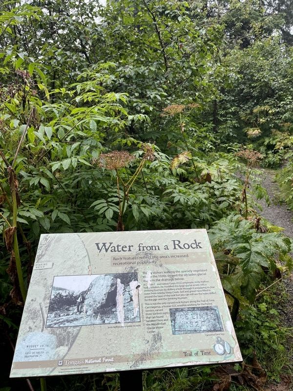 Water from a Rock Marker. Click for full size. Water from a Rock Marker image. Click for full size.