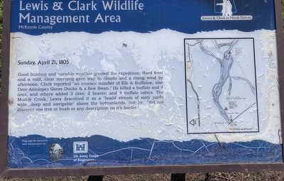 Lewis & Clark Wildlife Management Area Marker image. Click for full size.