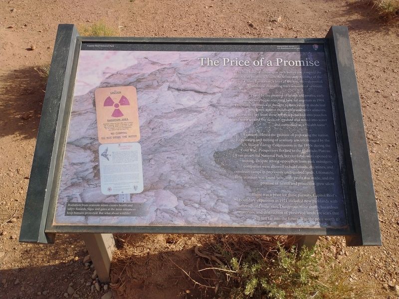 The Price of a Promise Marker. Click for full size. The Price of a Promise Marker image. Click for full size.