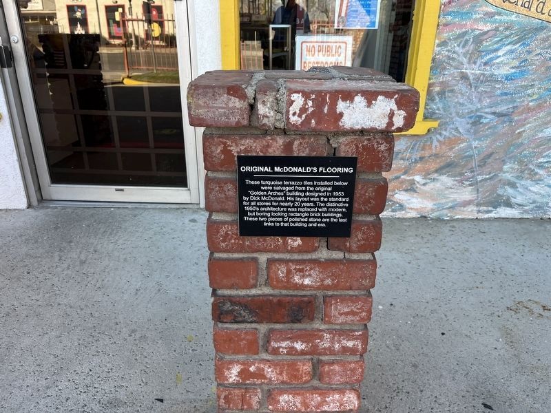 Original McDonald's Flooring Marker image. Click for full size.