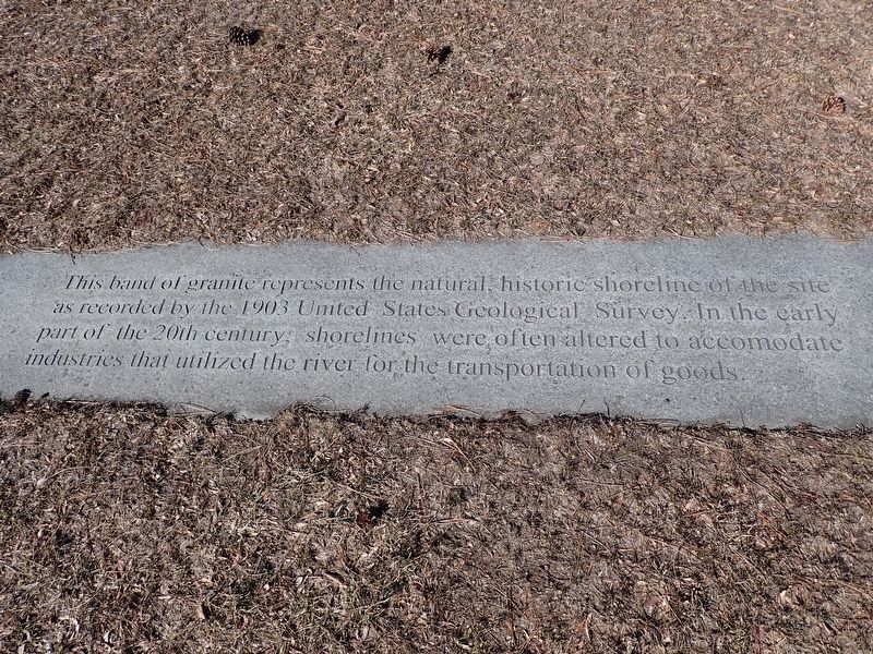 Historic Shoreline Marker. Click for full size. Historic Shoreline Marker image. Click for full size.