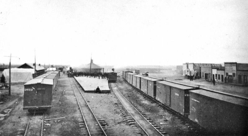 Marker detail: Denver & Rio Grande Railroad Depot. Click for full size. Marker detail: Denver & Rio Grande Railroad Depot image. Click for full size.
