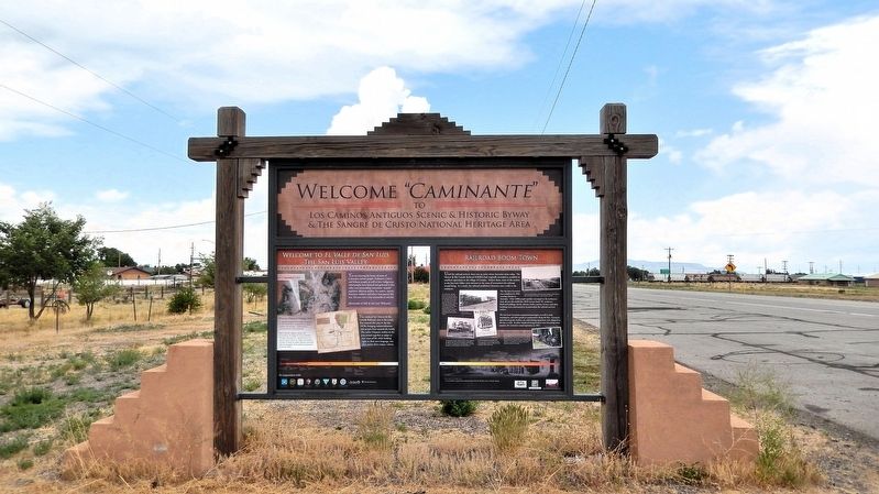 Railroad Boom Town Marker. Click for full size. Railroad Boom Town Marker image. Click for full size.
