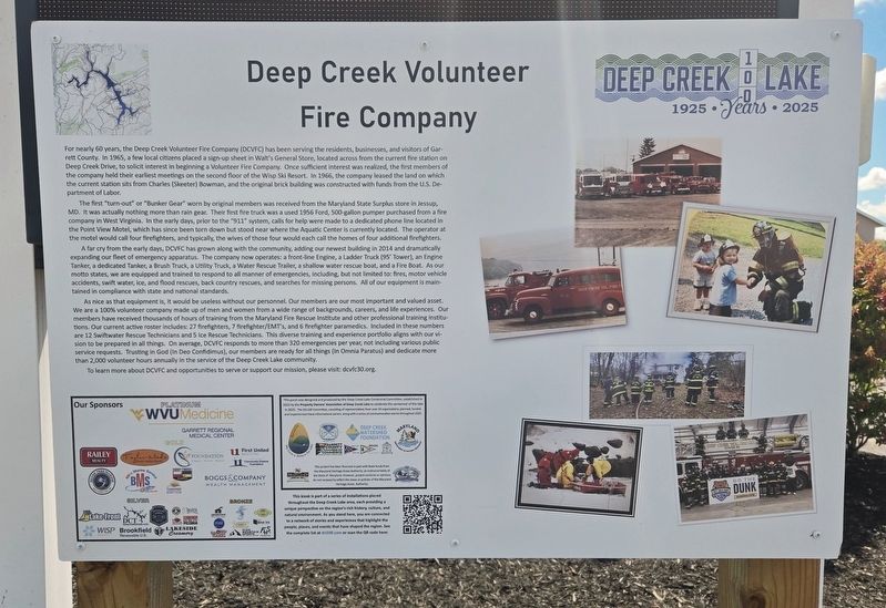 Deep Creek Volunteer Fire Company Marker. Click for full size. Deep Creek Volunteer Fire Company Marker image. Click for full size.