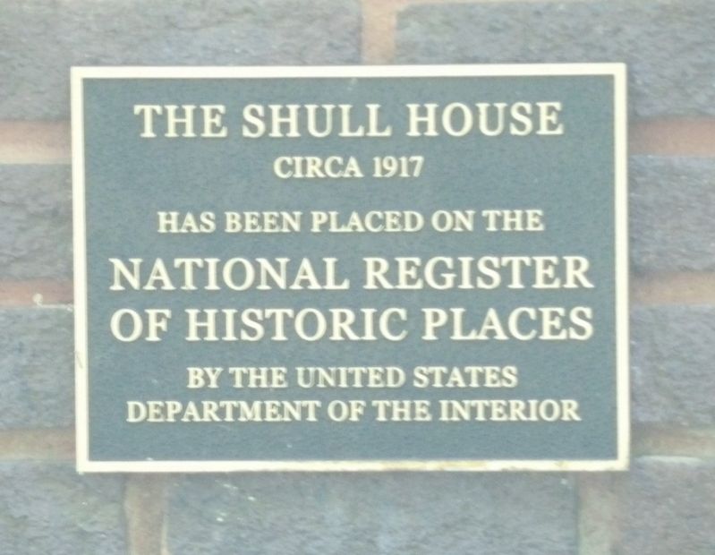 The Shull House Marker image. Click for full size.