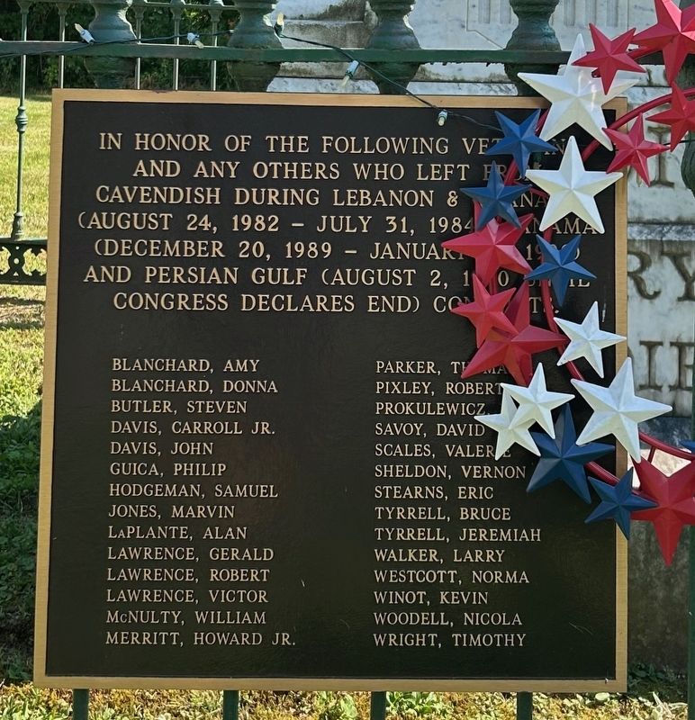 In Honor Plaque. Click for full size. In Honor Plaque image. Click for full size.