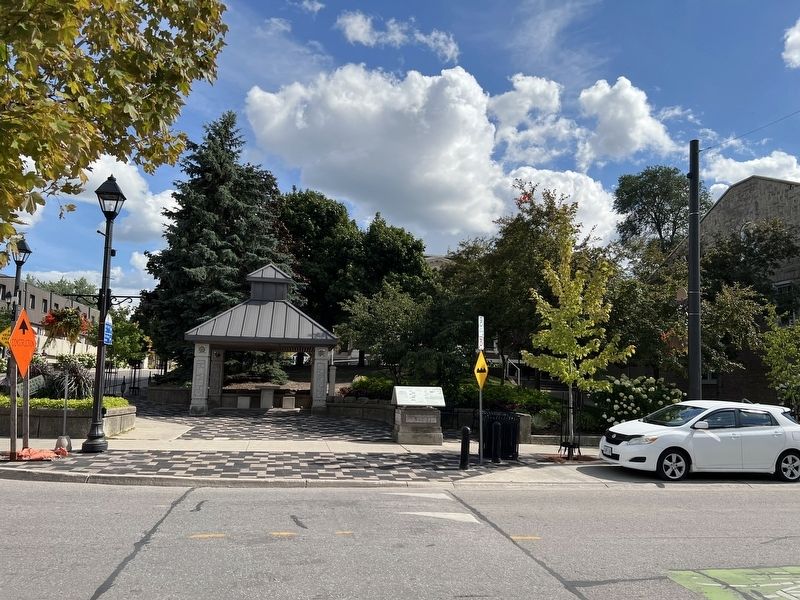 Tannery Street/ Forbes Park Area Marker. Click for full size. Tannery Street/ Forbes Park Area Marker image. Click for full size.