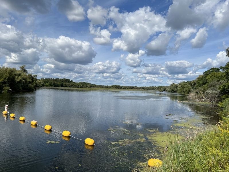 Hespeler Mill Pond in 2025. Click for full size. Hespeler Mill Pond in 2025 image. Click for full size.