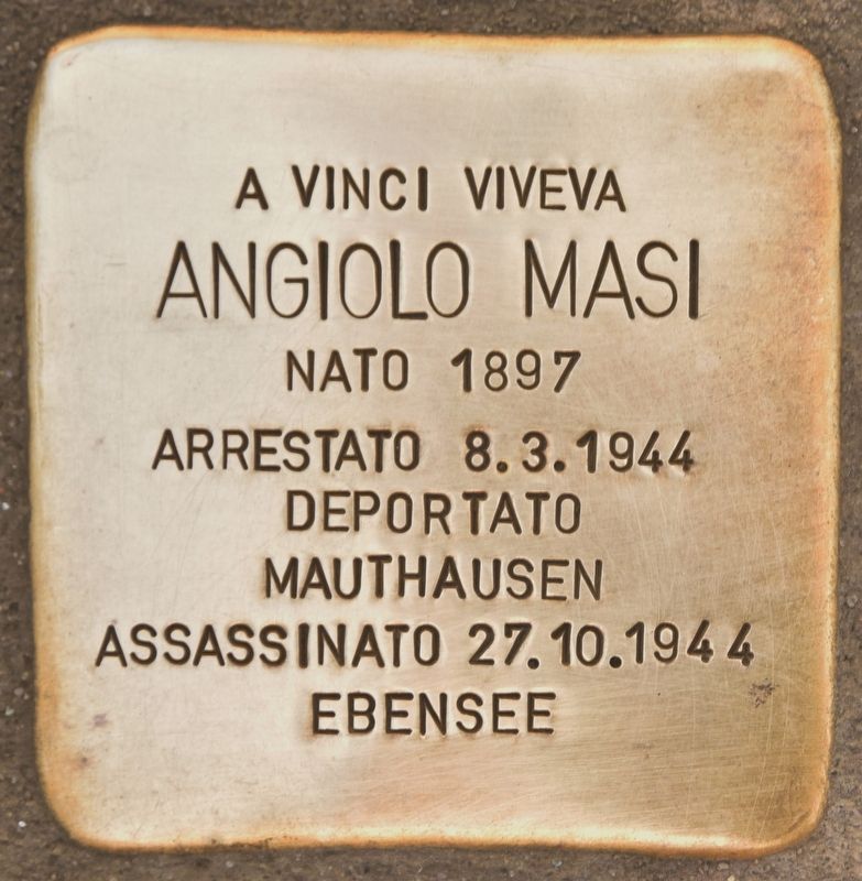 Angiolo Masi Marker. Click for full size. Angiolo Masi Marker image. Click for full size.