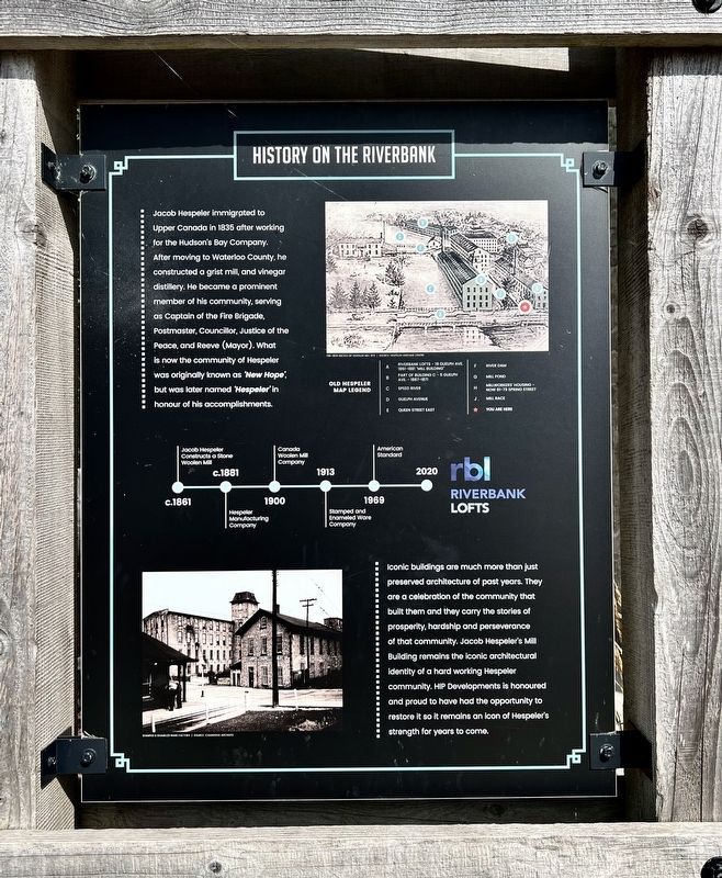 History of the Riverbank Marker. Click for full size. History of the Riverbank Marker image. Click for full size.