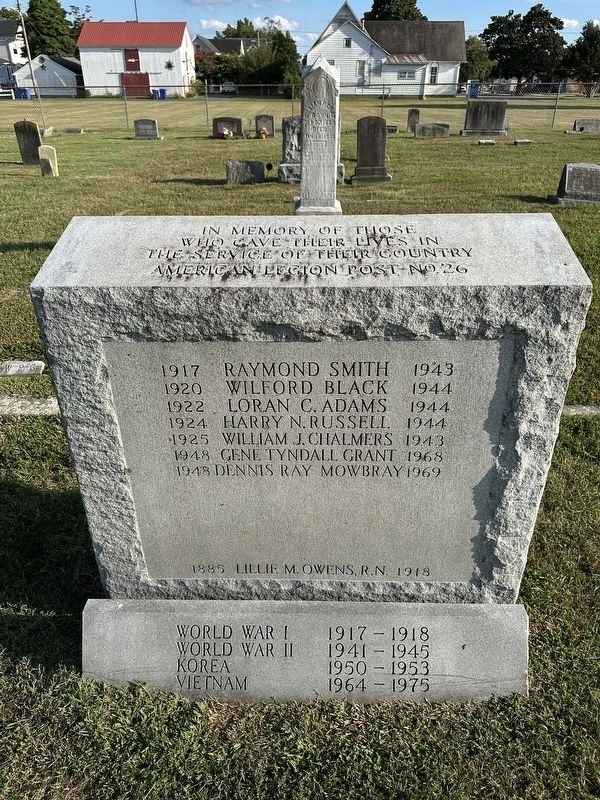 Veterans Memorial Marker. Click for full size. Veterans Memorial Marker image. Click for full size.