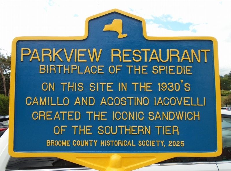 Parkview Restaurant Marker. Click for full size. Parkview Restaurant Marker image. Click for full size.