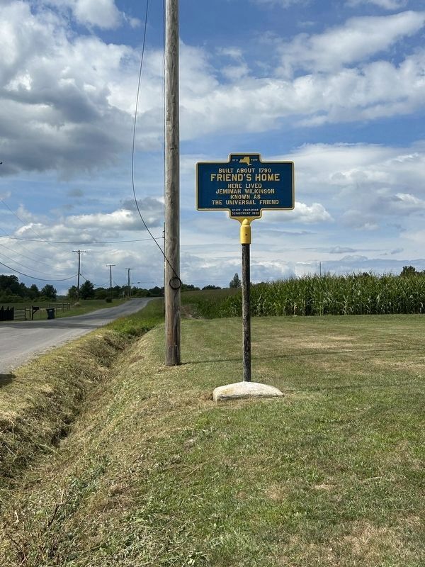 Looking East From Friend’s Home Marker. Click for full size. Looking East From Friend’s Home Marker image. Click for full size.