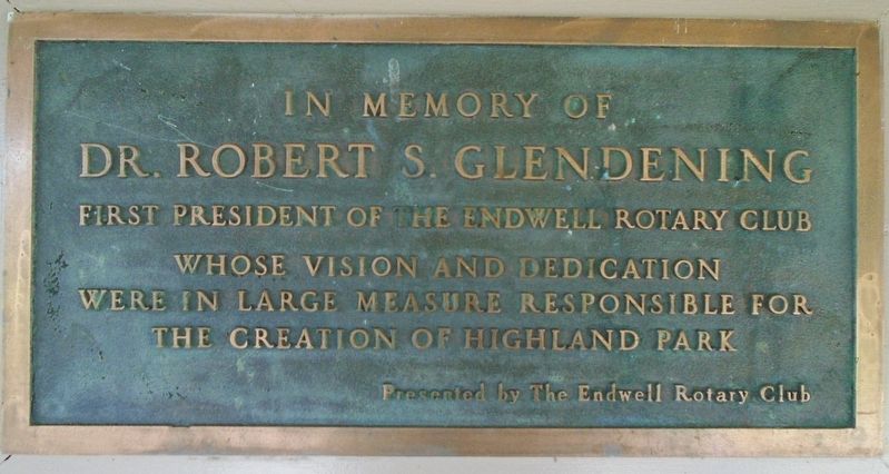 Dr. Robert S. Glendening Marker image. Click for full size.