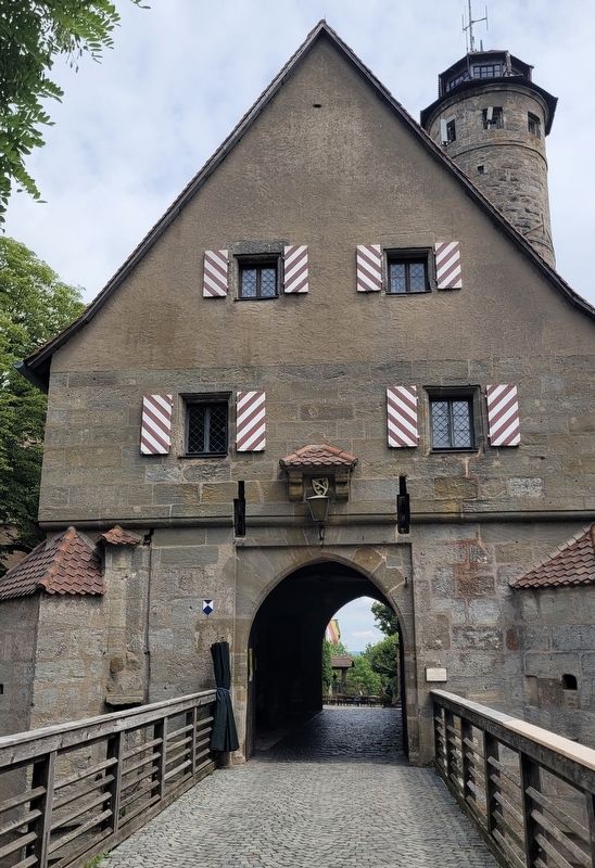 The draw bridge gate entrance to the Bamberg Castle (Altenburg) image. Click for full size.