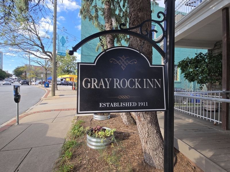 The Gray Rock Inn sign image. Click for full size.