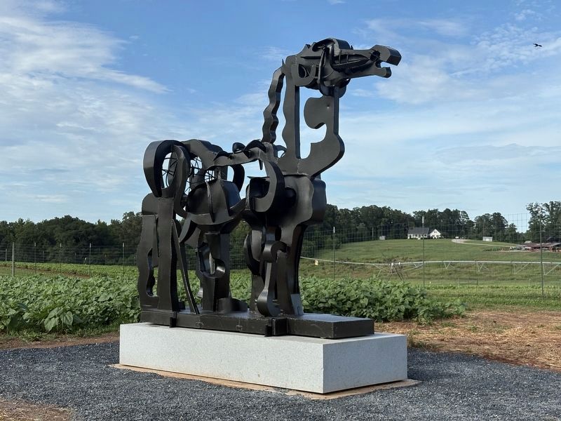 Iron Horse or "Pegasus Without Wings" sculpture. Click for full size. Iron Horse or "Pegasus Without Wings" sculpture image. Click for full size.