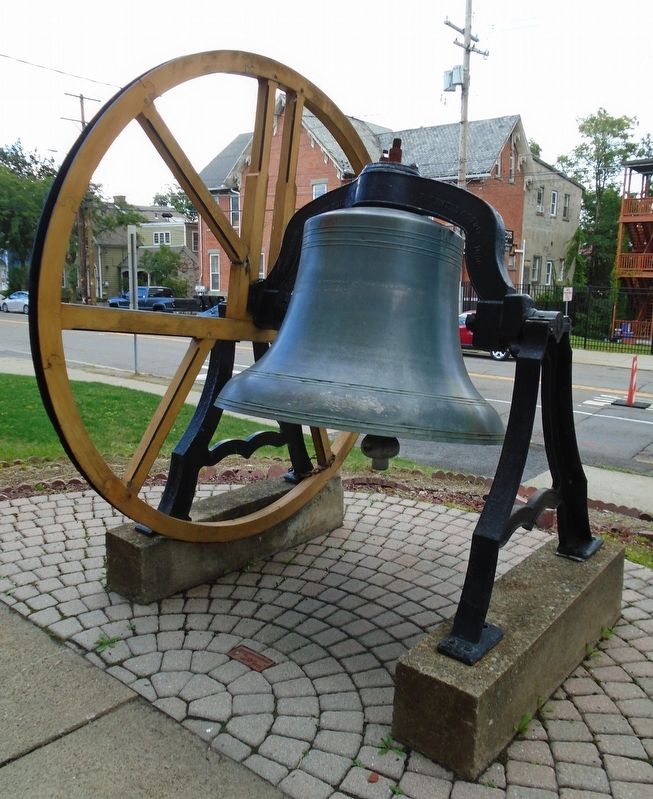 First Congregational Church Bell. Click for full size. First Congregational Church Bell image. Click for full size.