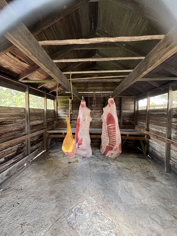 Smokehouse Interior. Click for full size. Smokehouse Interior image. Click for full size.