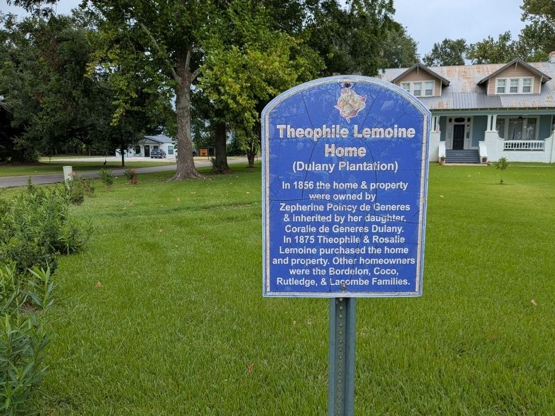 Theopile Lemoine Home Marker image. Click for full size.