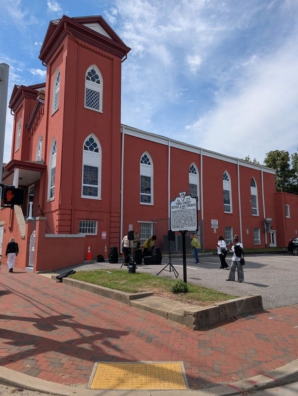 Third Street Bethel A.M.E. Church Marker. Click for full size. Third Street Bethel A.M.E. Church Marker image. Click for full size.