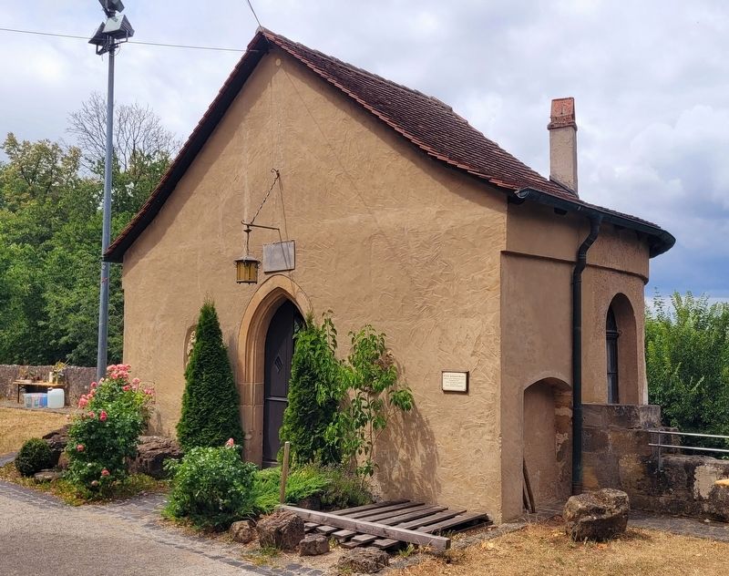 The view of the E.T.A. Hoffmann-Klause Marker on the building image. Click for full size.
