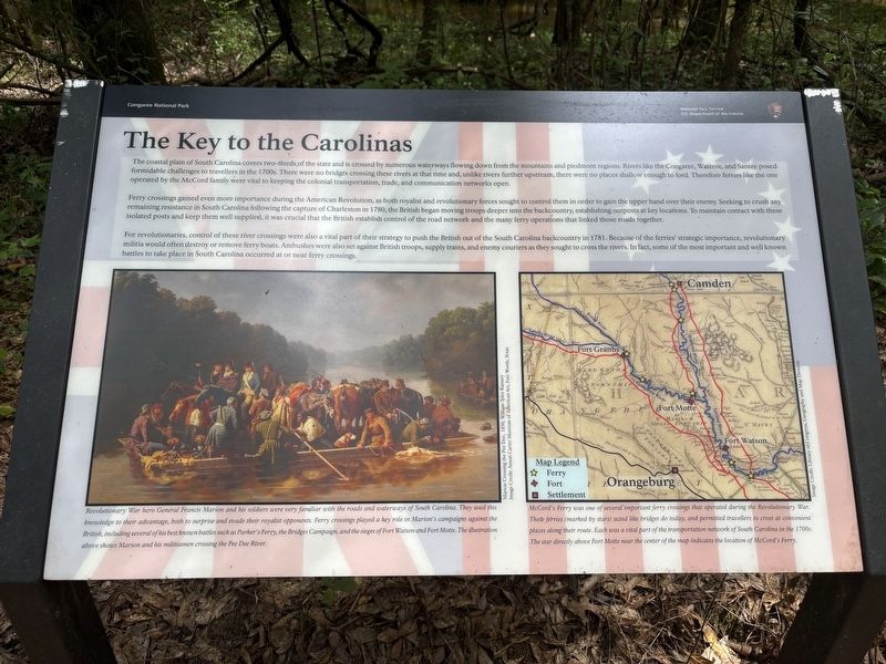 The Key to the Carolinas Marker. Click for full size. The Key to the Carolinas Marker image. Click for full size.