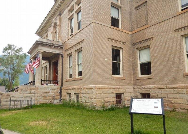 Preservation of the Courthouse Marker. Click for full size. Preservation of the Courthouse Marker image. Click for full size.