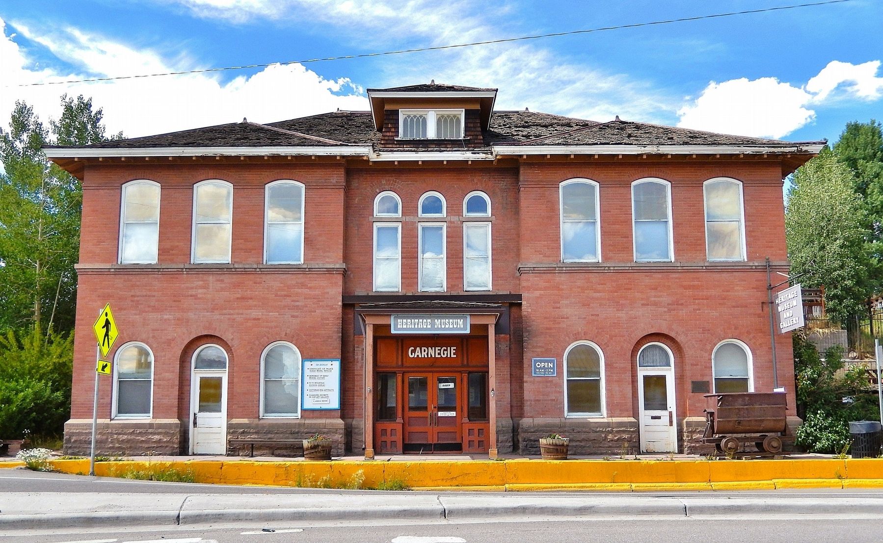 Carnegie Library (<i>south/front elevation</i>) image. Click for full size.