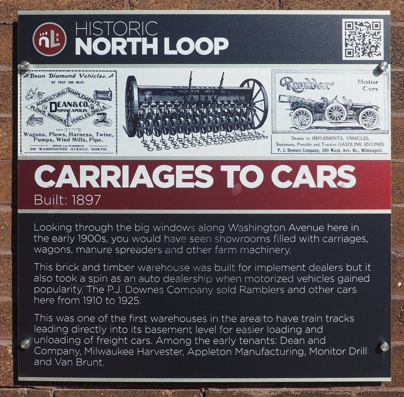 Carriages to Cars Marker. Click for full size. Carriages to Cars Marker image. Click for full size.
