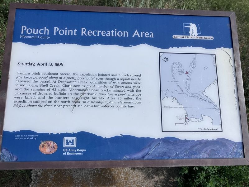 Pouch Point Recreation Area Marker. Click for full size. Pouch Point Recreation Area Marker image. Click for full size.