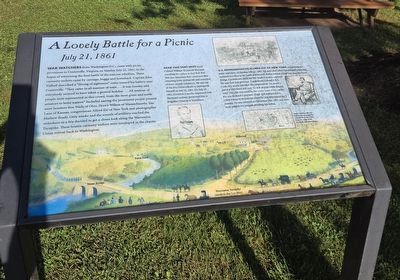 A Lovely Battle for a Picnic Marker image. Click for full size.