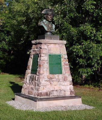 Memorial Cairn For John Butler - south and east sides image. Click for full size.