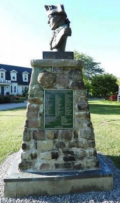 Memorial Cairn for John Butler - north side image. Click for full size.