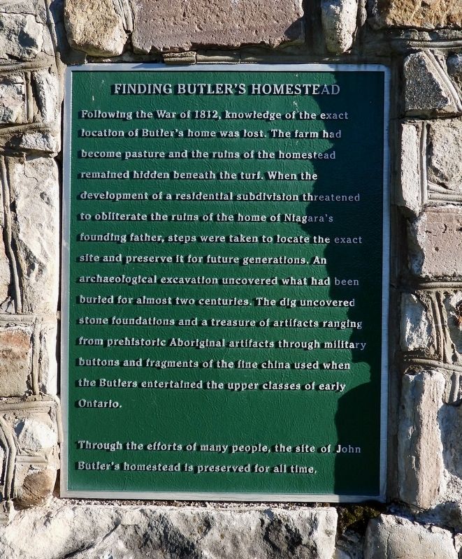Memorial Cairn For John Butler - south side image. Click for full size.