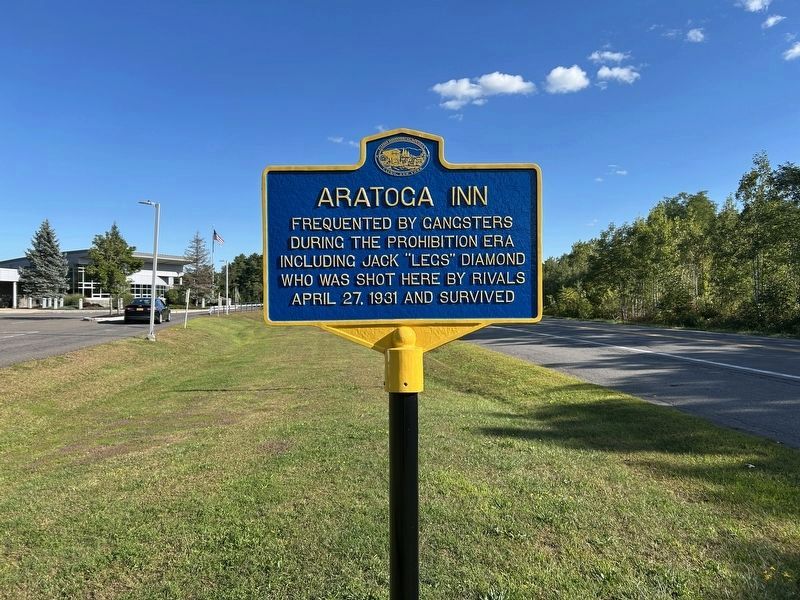 Aratoga Inn Marker. Click for full size. Aratoga Inn Marker image. Click for full size.