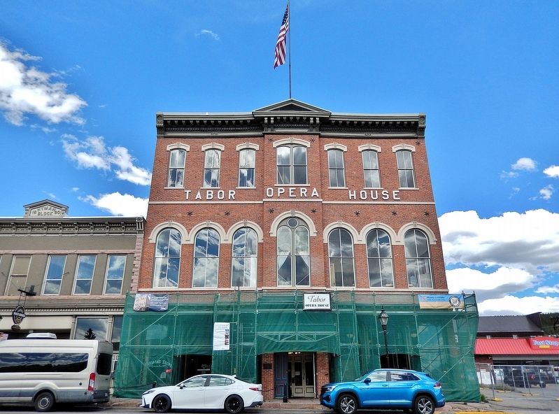 Tabor Opera House (<i>west/front elevation</i>). Click for full size. Tabor Opera House (<i>west/front elevation</i>) image. Click for full size.