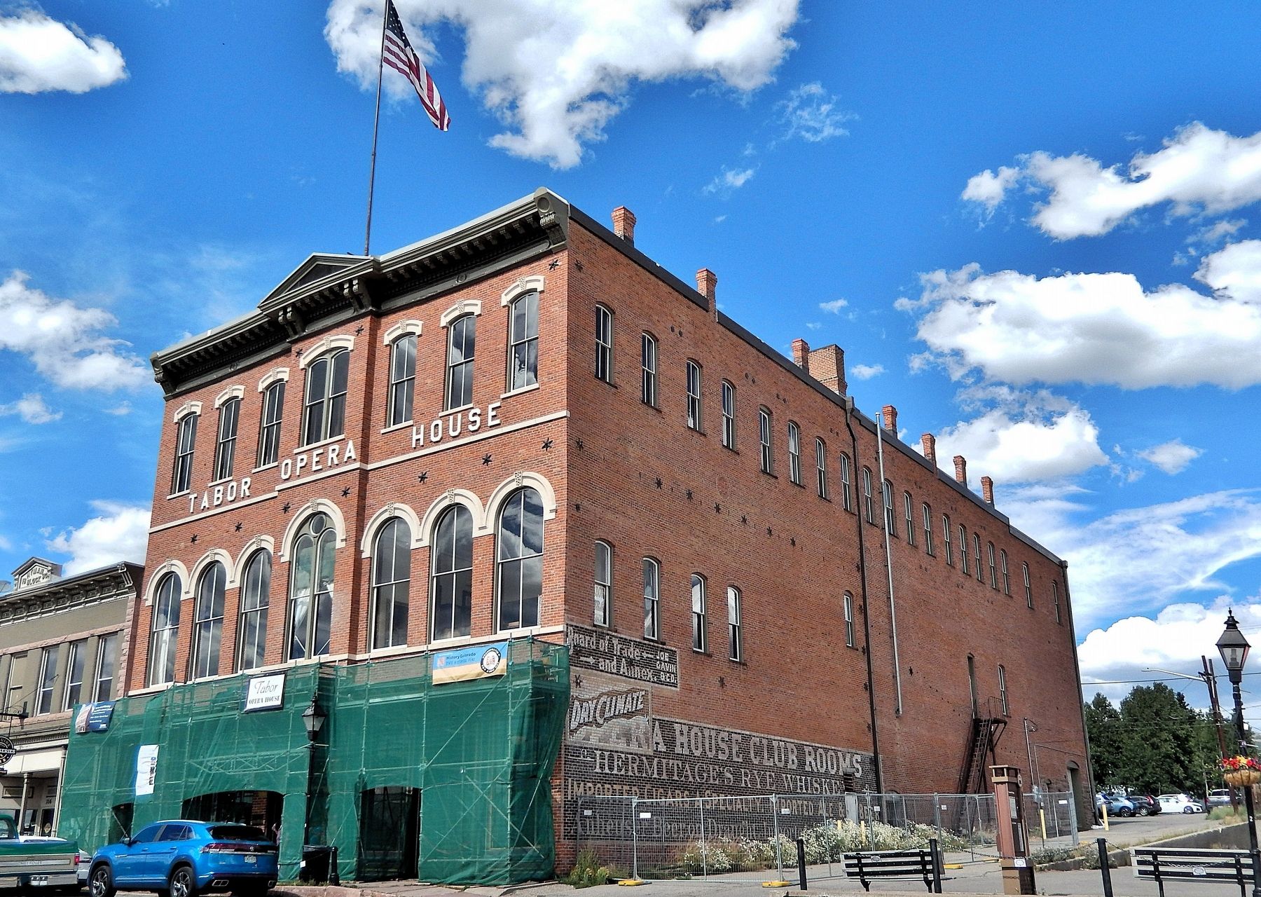 Tabor Opera House (<i>southwest elevation</i>). Click for full size. Tabor Opera House (<i>southwest elevation</i>) image. Click for full size.